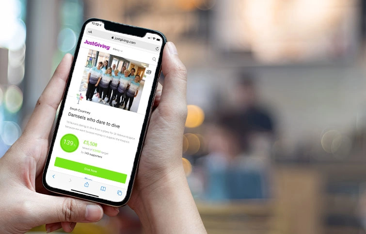How to set up an online fundraising page