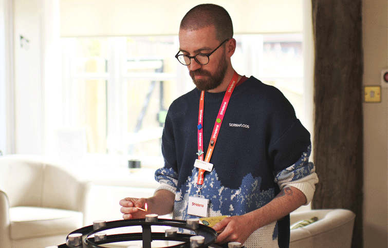 Tim Leeson Spiritual Care Lead St Helena