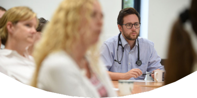 <h4><strong>Hospice education</strong></h4>
<p>We offer training and support to local health and social care professionals involved in the care of individuals facing incurable illness and bereavement.</p>