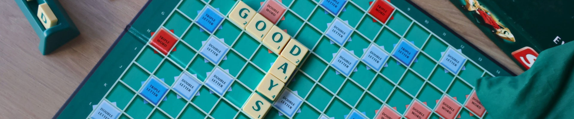 Good Days written on a Scrabble board
