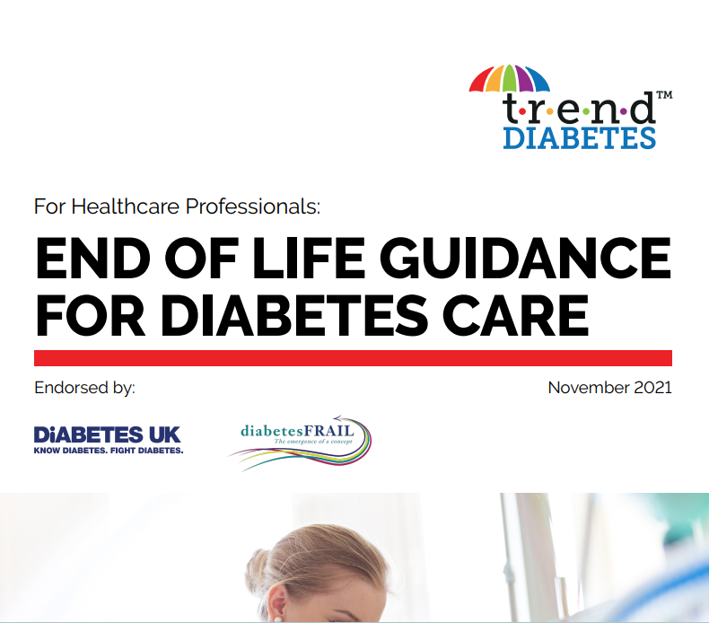 End of life guidance for diabetes care